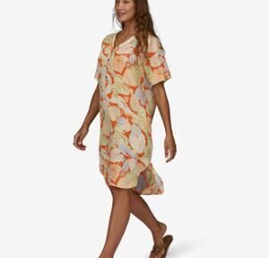Patagonia Short Sleeved Pataloha Dress NWT Women's Sz XS Floral Hawaiian Mini